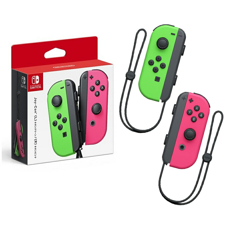 Joy-ConSwitch 純正 Joy-Con ジョイコン ネオン グリーン ピンク